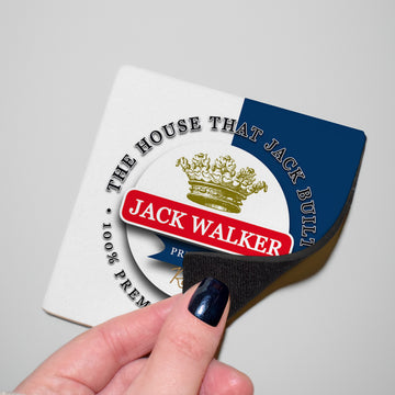 Blackburn Walker - Football Coaster - Square Or Circle