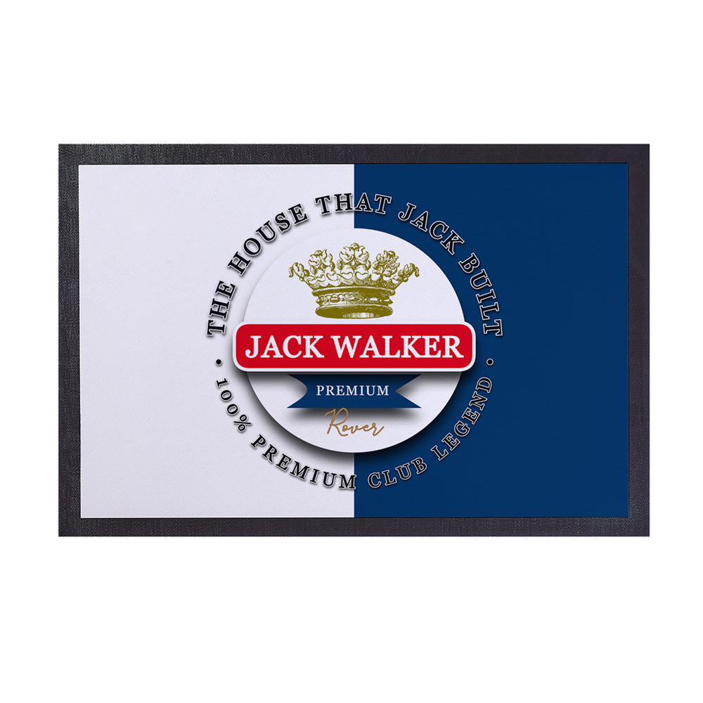 Blackburn Walker - Football Legends - Door Mat -60cm X 40cm