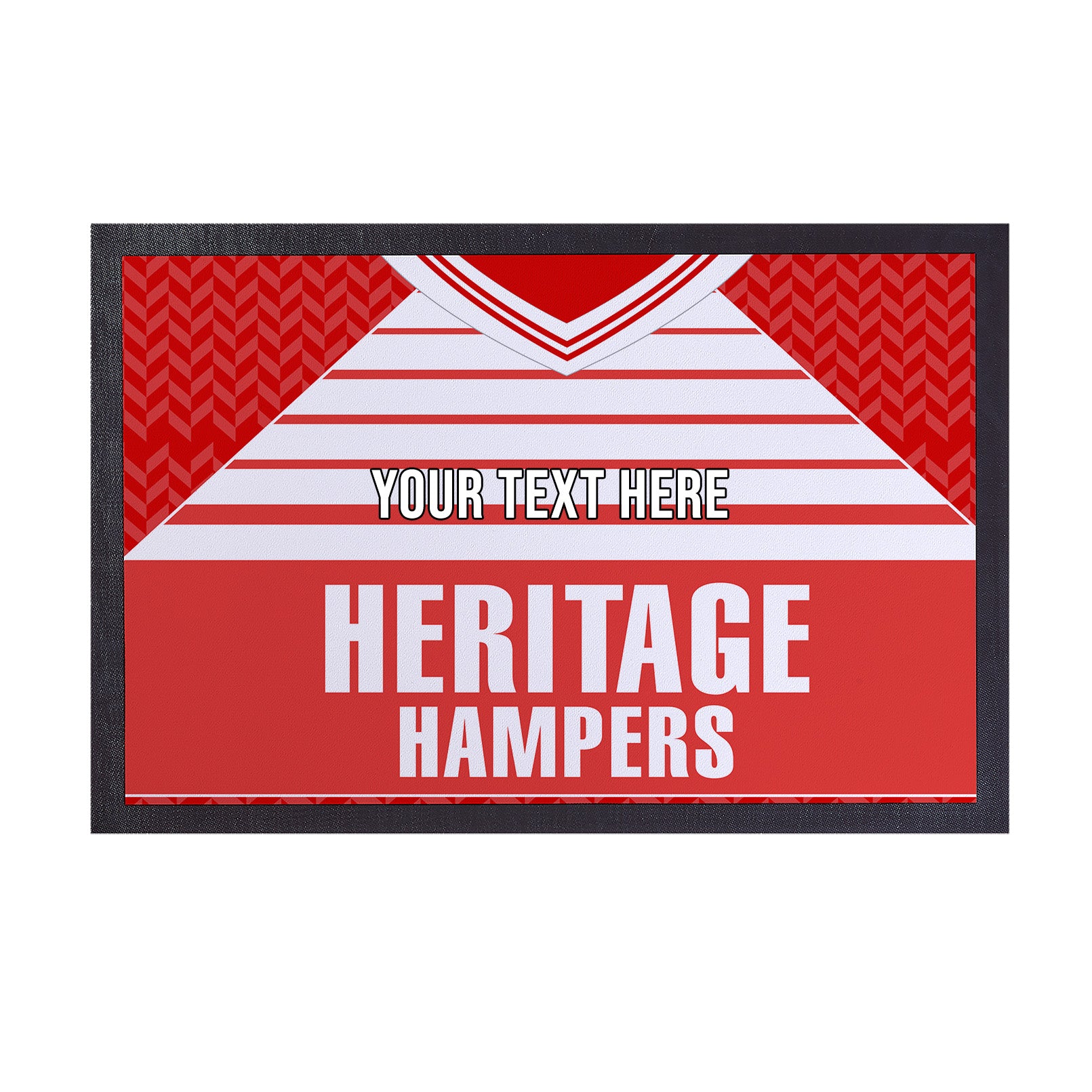 Middlesbrough - 1990 Home Shirt - Personalised Retro Door Mat - 60cm x 40cm