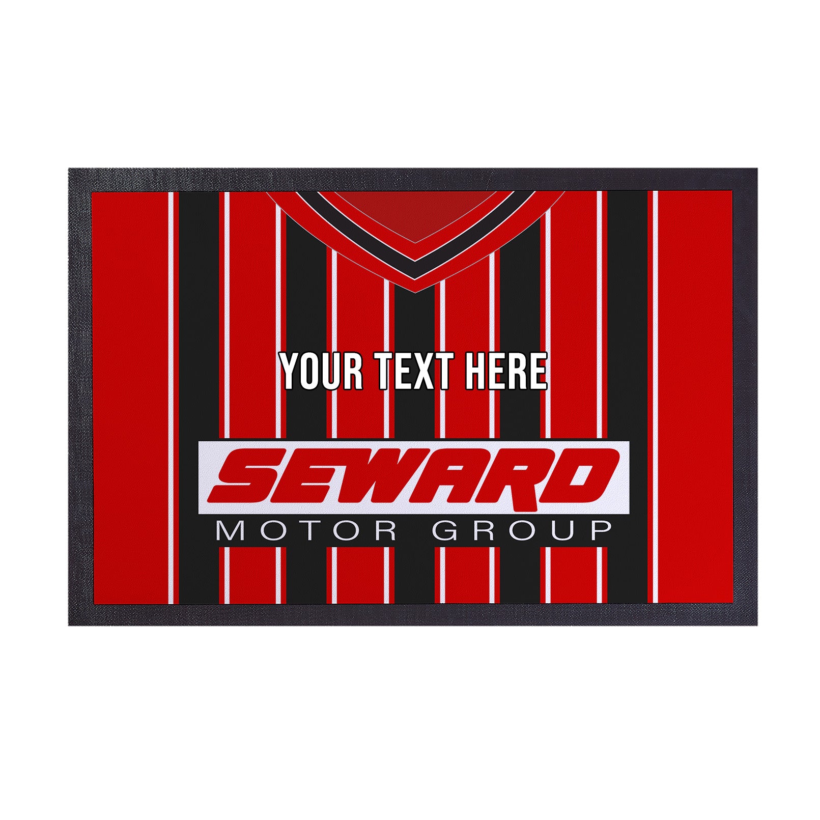 Bournemouth - 2001 Home Shirt - Personalised Retro Door Mat - 60cm x 40cm