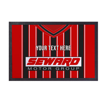 Bournemouth - 2001 Home Shirt - Personalised Retro Door Mat - 60cm x 40cm