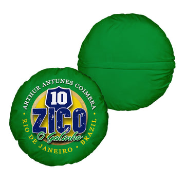 Brazil Zico  - Legend Collection - Circle Cushion 14