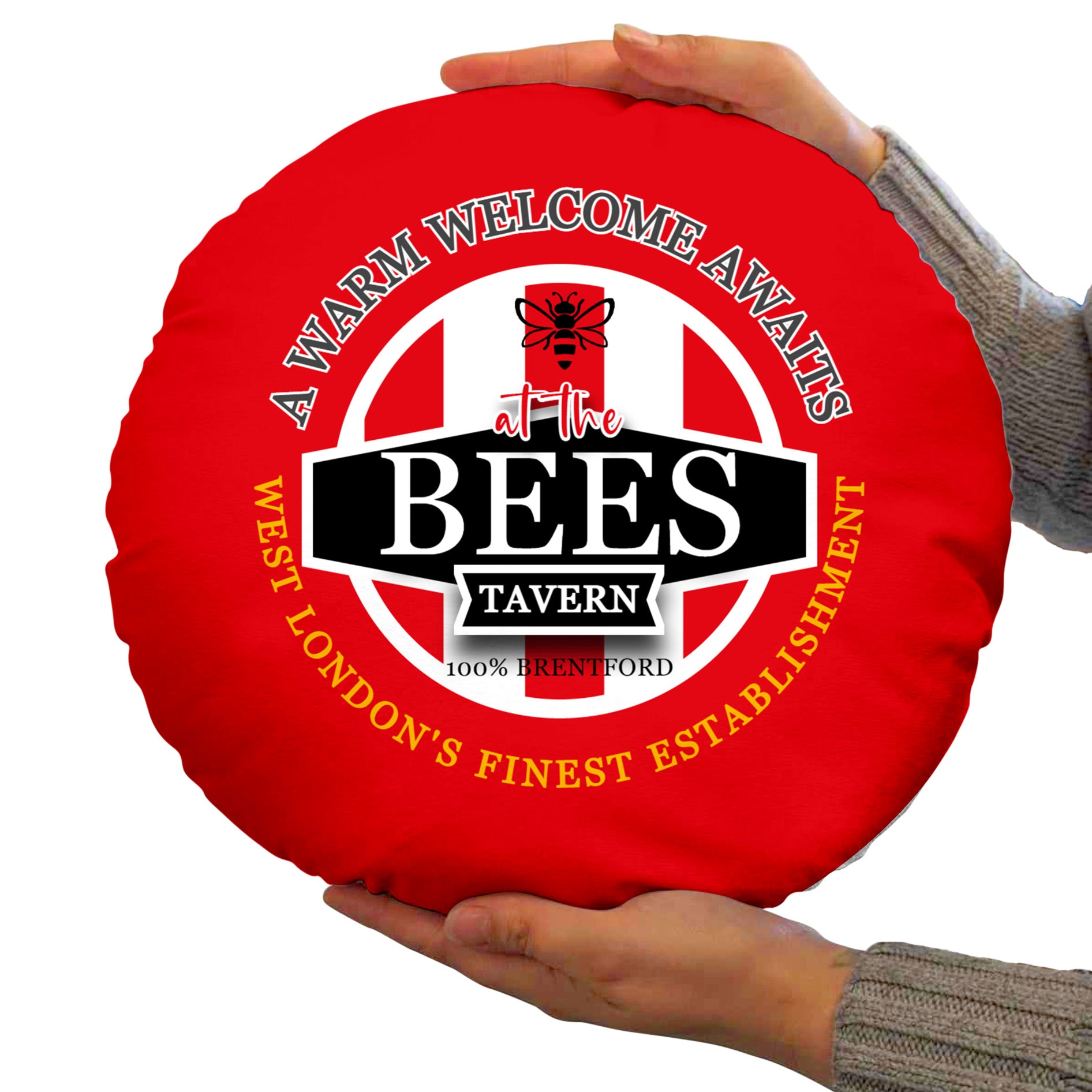 Brentford  Bees - Football Legends - Circle Cushion 14"