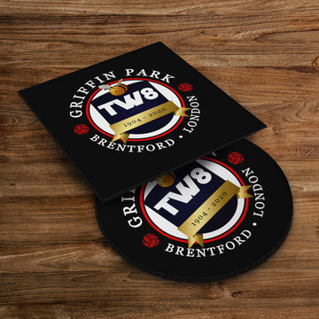 Brentford  Griffin Park - Football Coaster - Square Or Circle