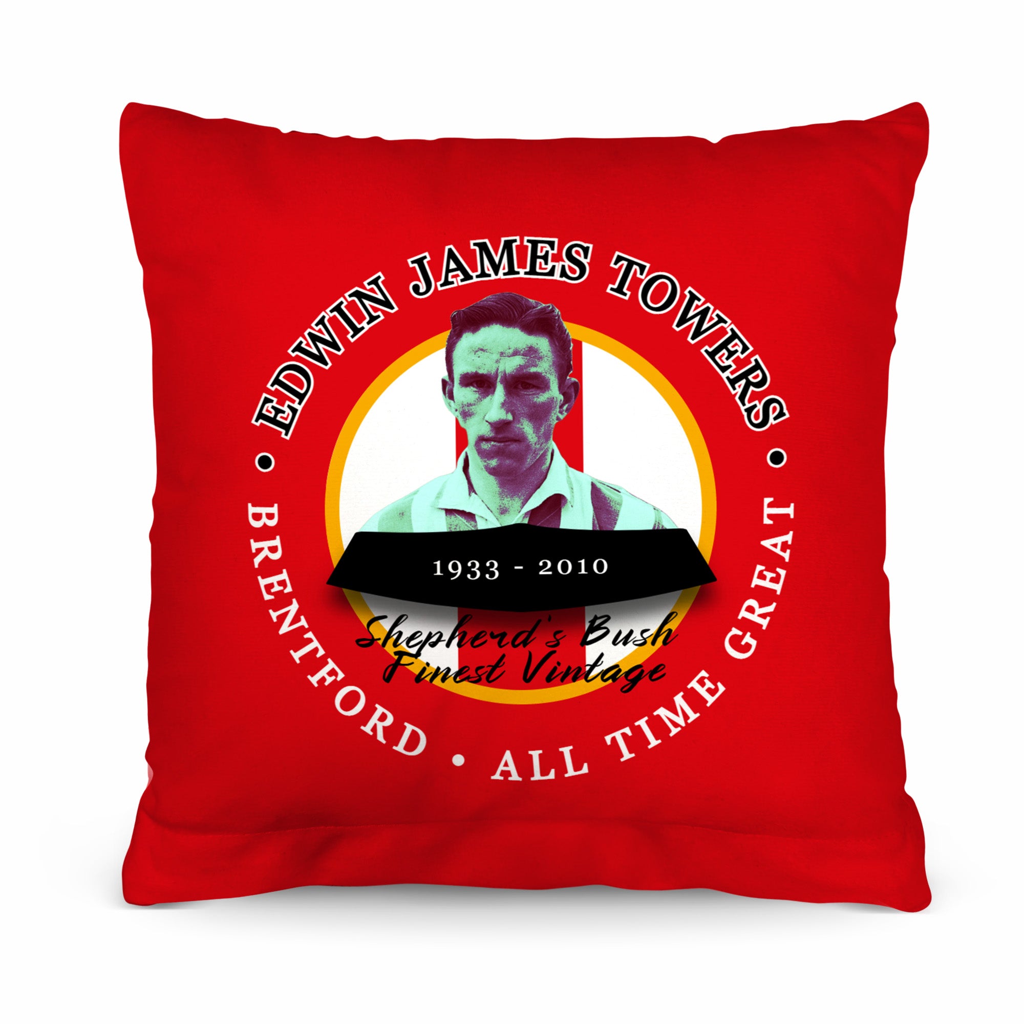 Brentford  Jim Towers - Football Legends - Cushion 10"