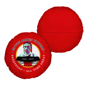 Brentford  Jim Towers - Football Legends - Circle Cushion 14