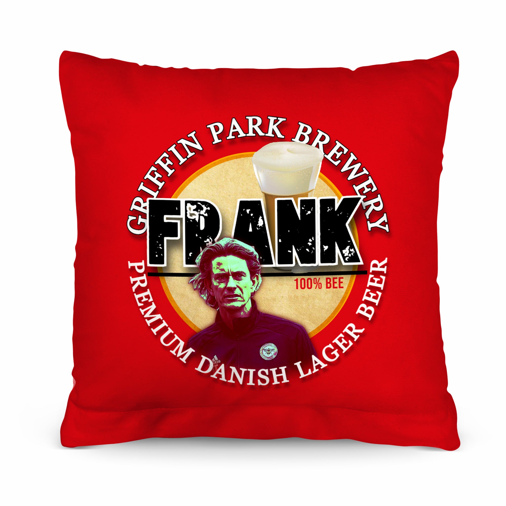 Brentford  Thomas Frank - Football Legends - Cushion 10"