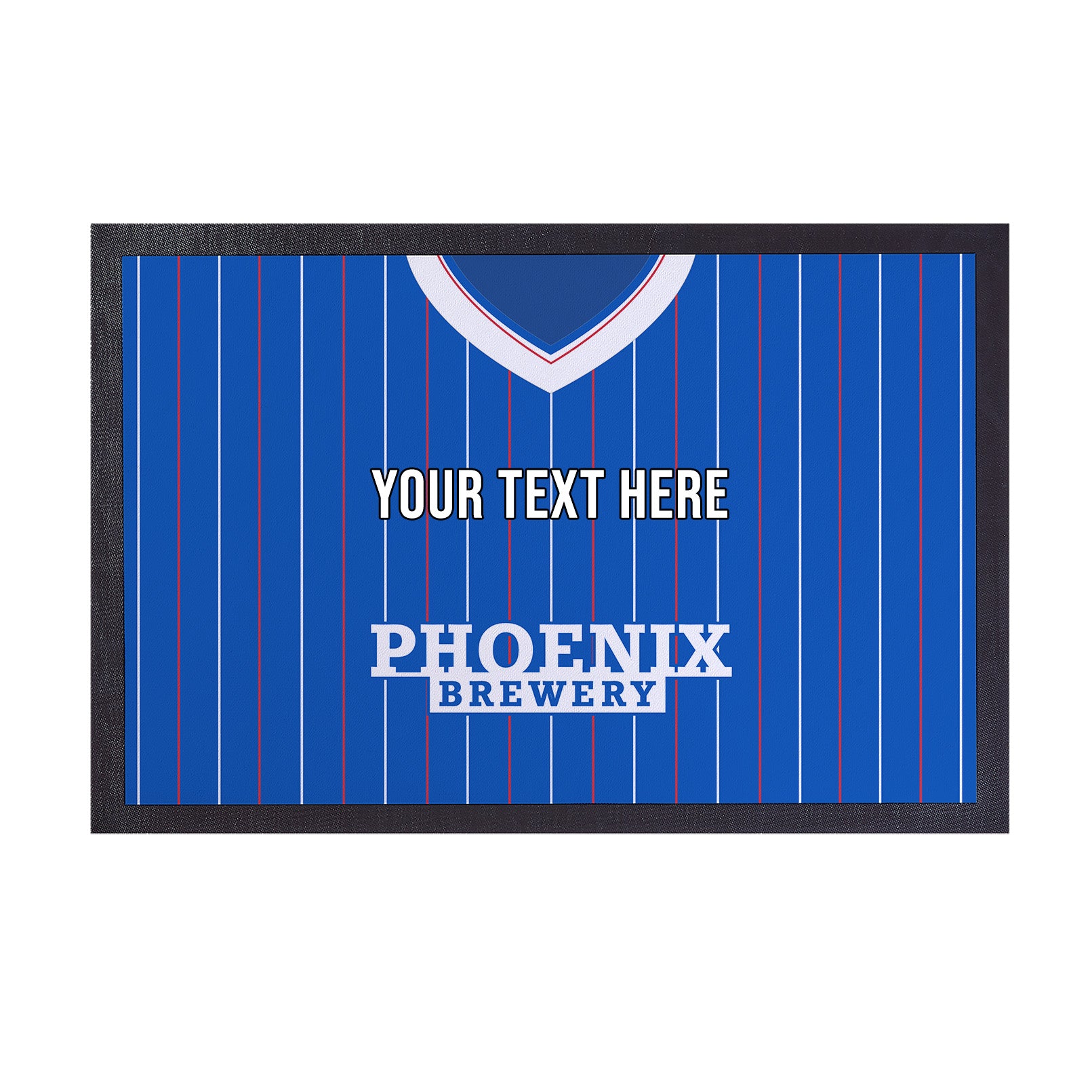 Brighton 1983 Home Shirt - Personalised Retro Door Mat - 60cm x 40cm