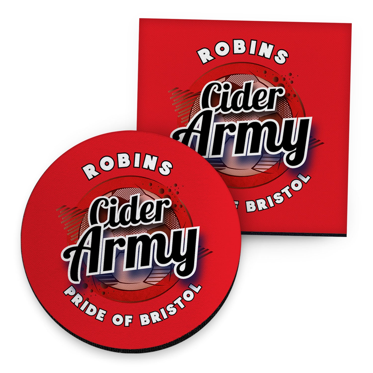 Bristol Cider Army - Football Coaster - Square Or Circle