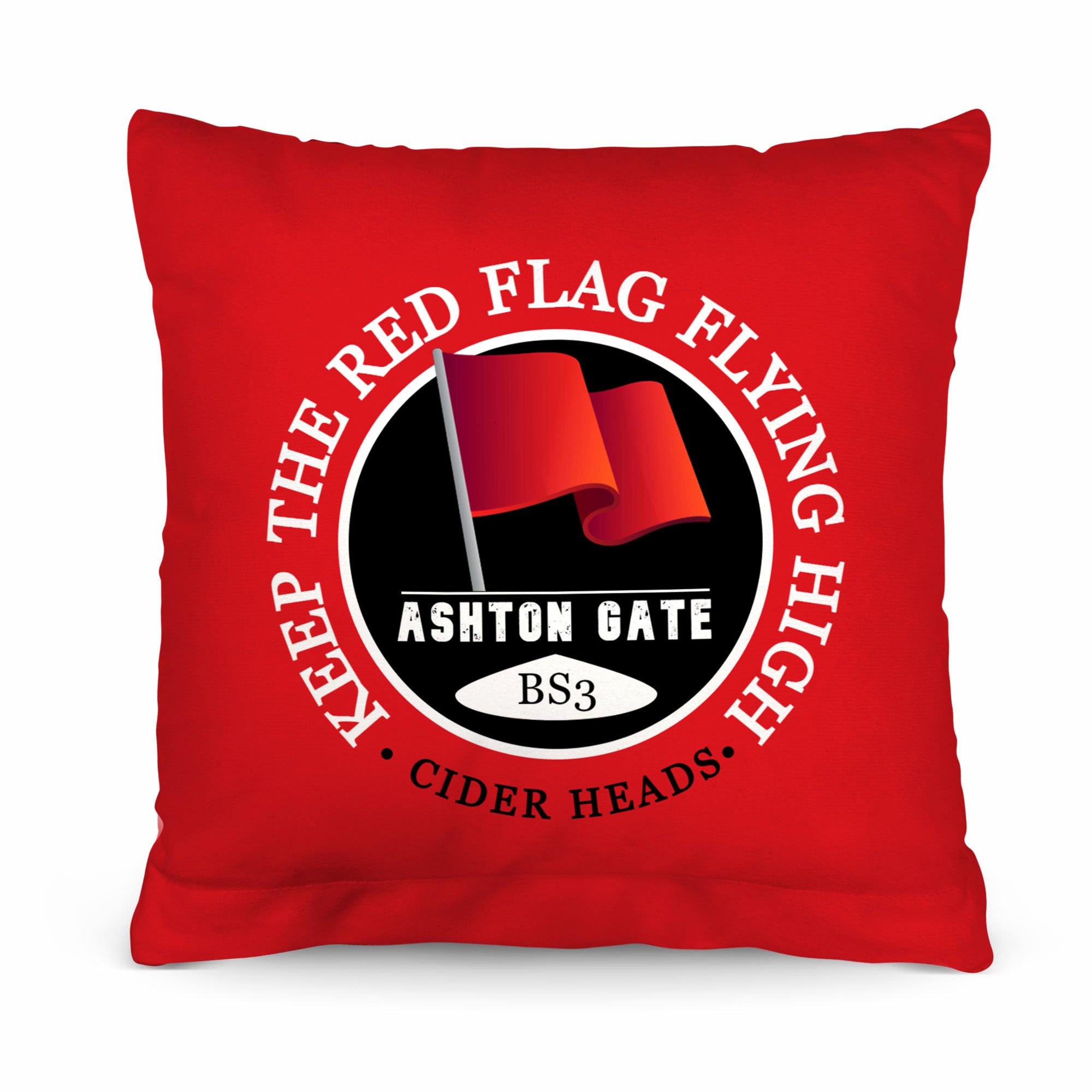 Bristol Red Flag - Football Legends - Cushion 10"