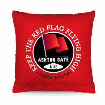 Bristol Red Flag - Football Legends - Cushion 10