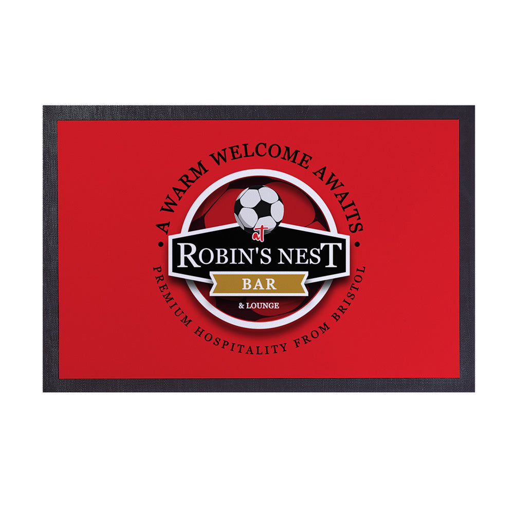 Bristol Robins Nest  - Football Legends - Door Mat -60cm X 40cm