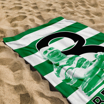 Celtic - Brown 8 - Beach Towel - 150cm x 75cm