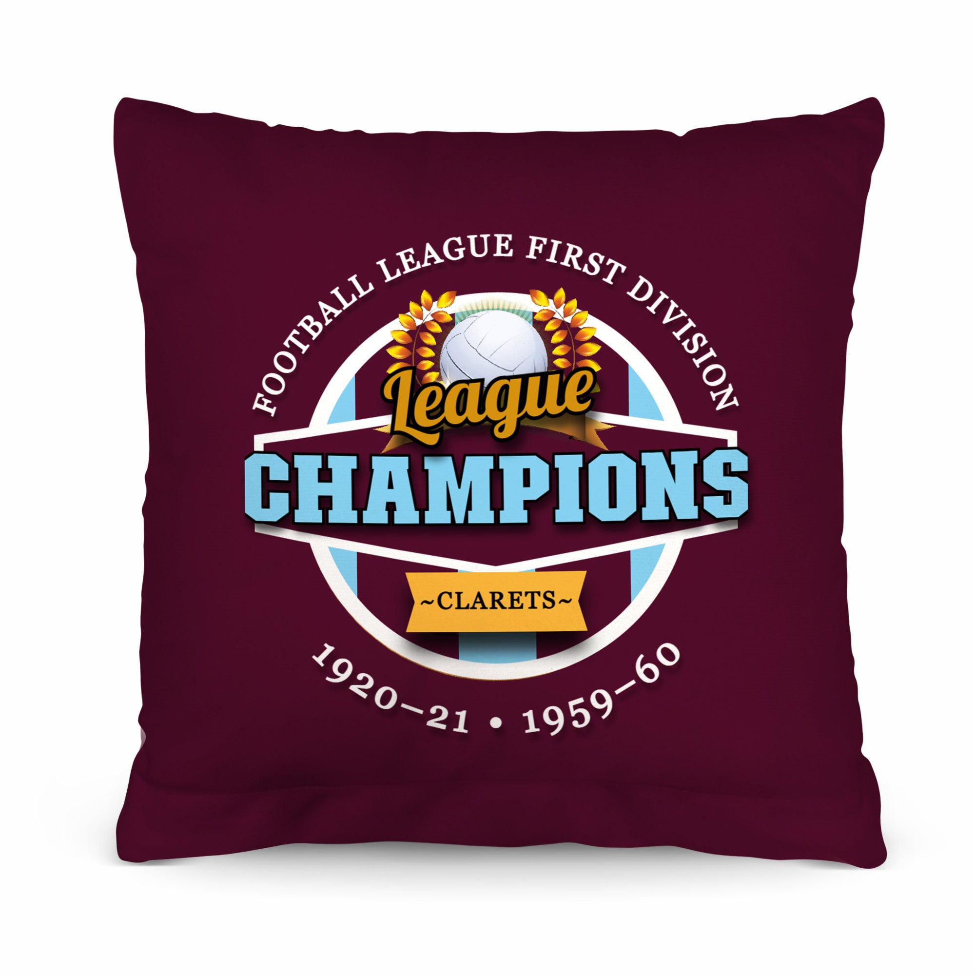 Burnley Champions - Football Legends - Cushion 10"