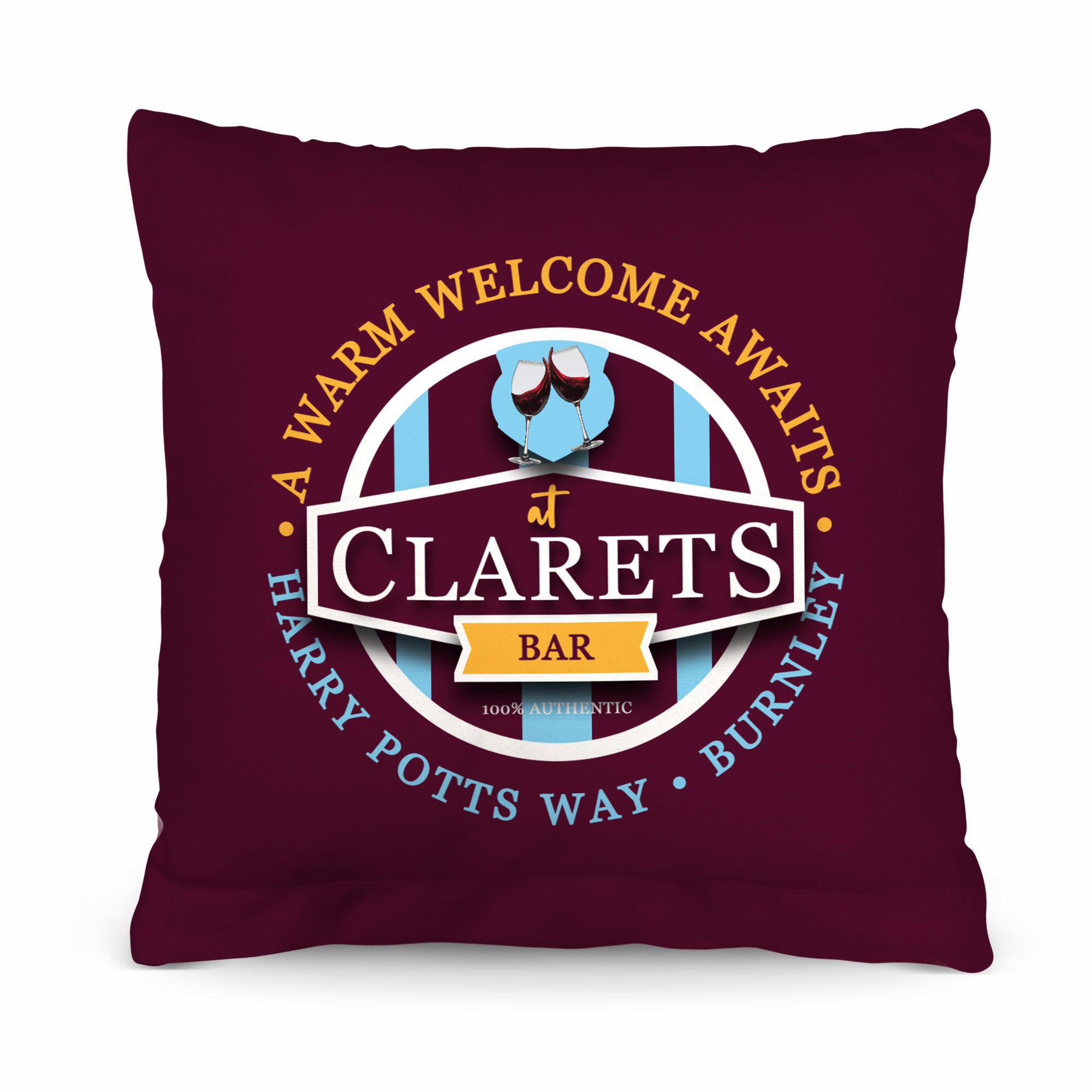 Burnley Clarets - Football Legends - Cushion 10"