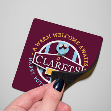 Burnley Clarets - Football Coaster - Square Or Circle