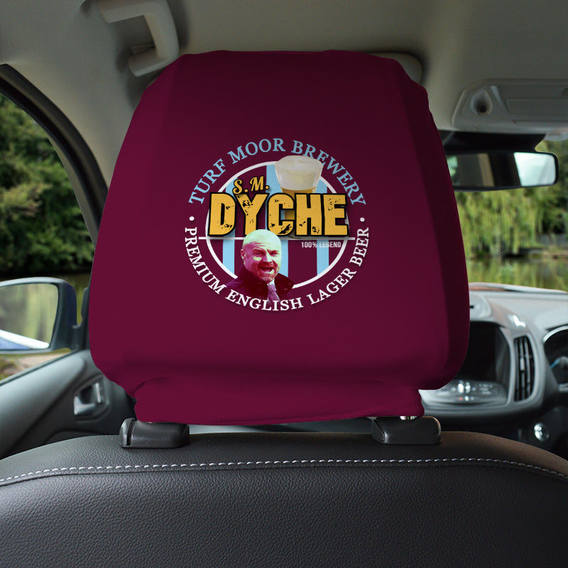 Burnley Sean Dyche - Football Legends - Headrest Cover