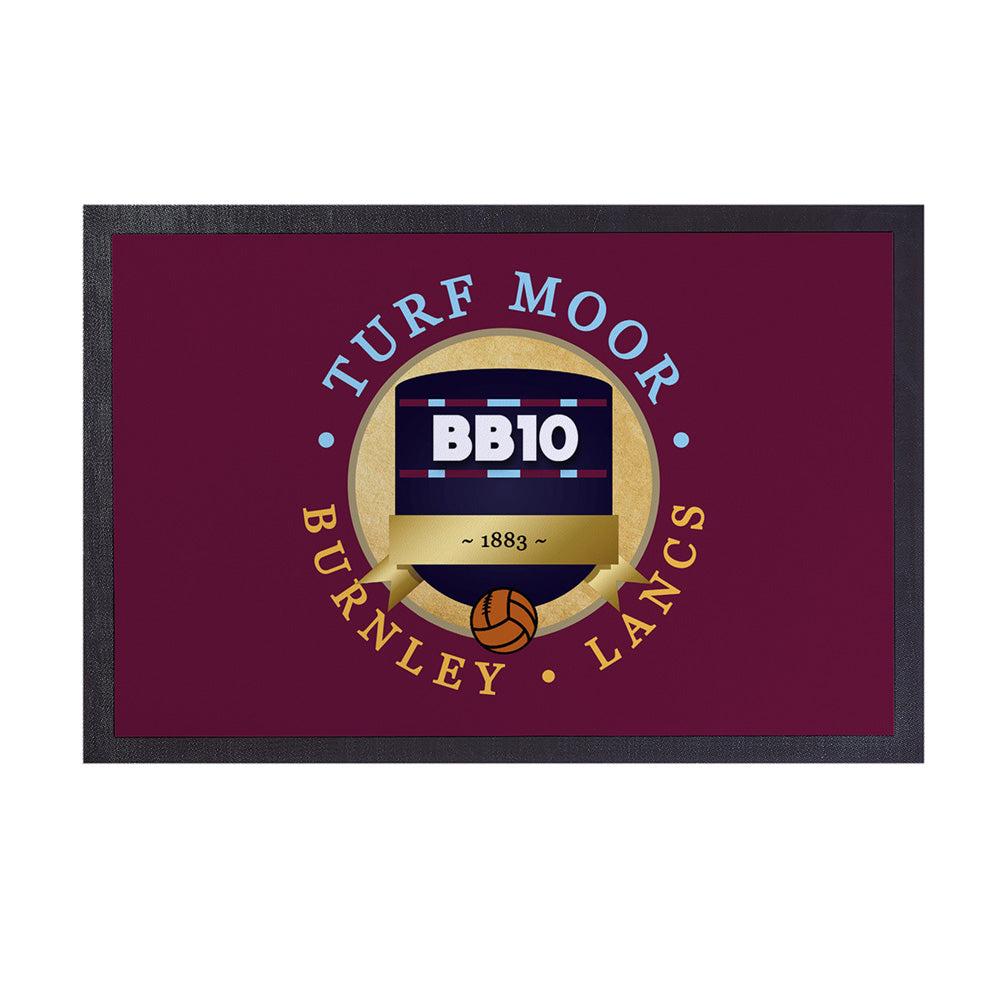 Burnley Turf Moor  - Football Legends - Door Mat -60cm X 40cm