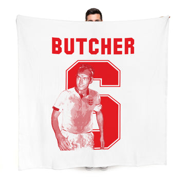 England - Butcher 6 - Fleece 150cm X 150cm