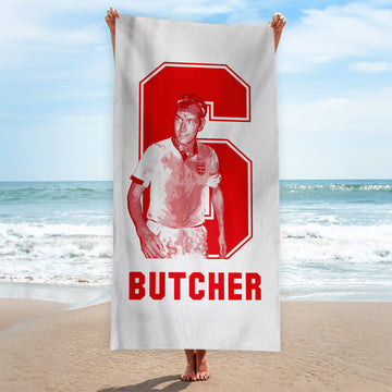 England - Butcher 6 - Beach Towel - 150cm x 75cm