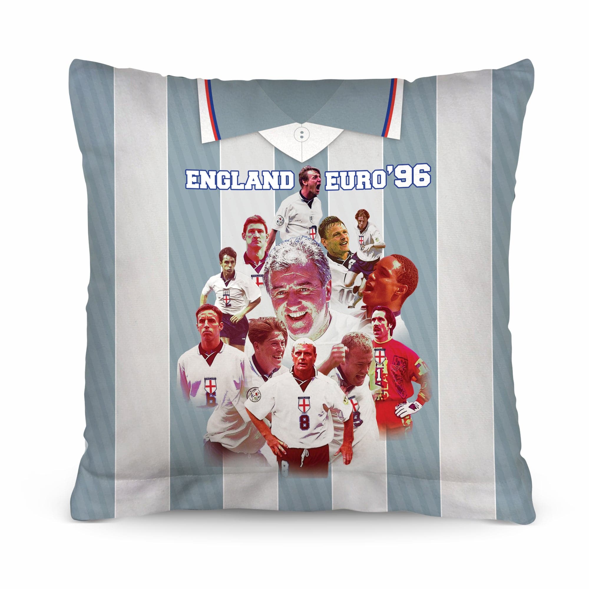 Football Art England Euros 1996 Cushion - Two Sizes