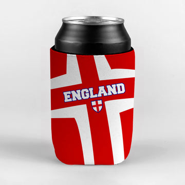 England St George Flag Tilt  - Drink Can Cooler