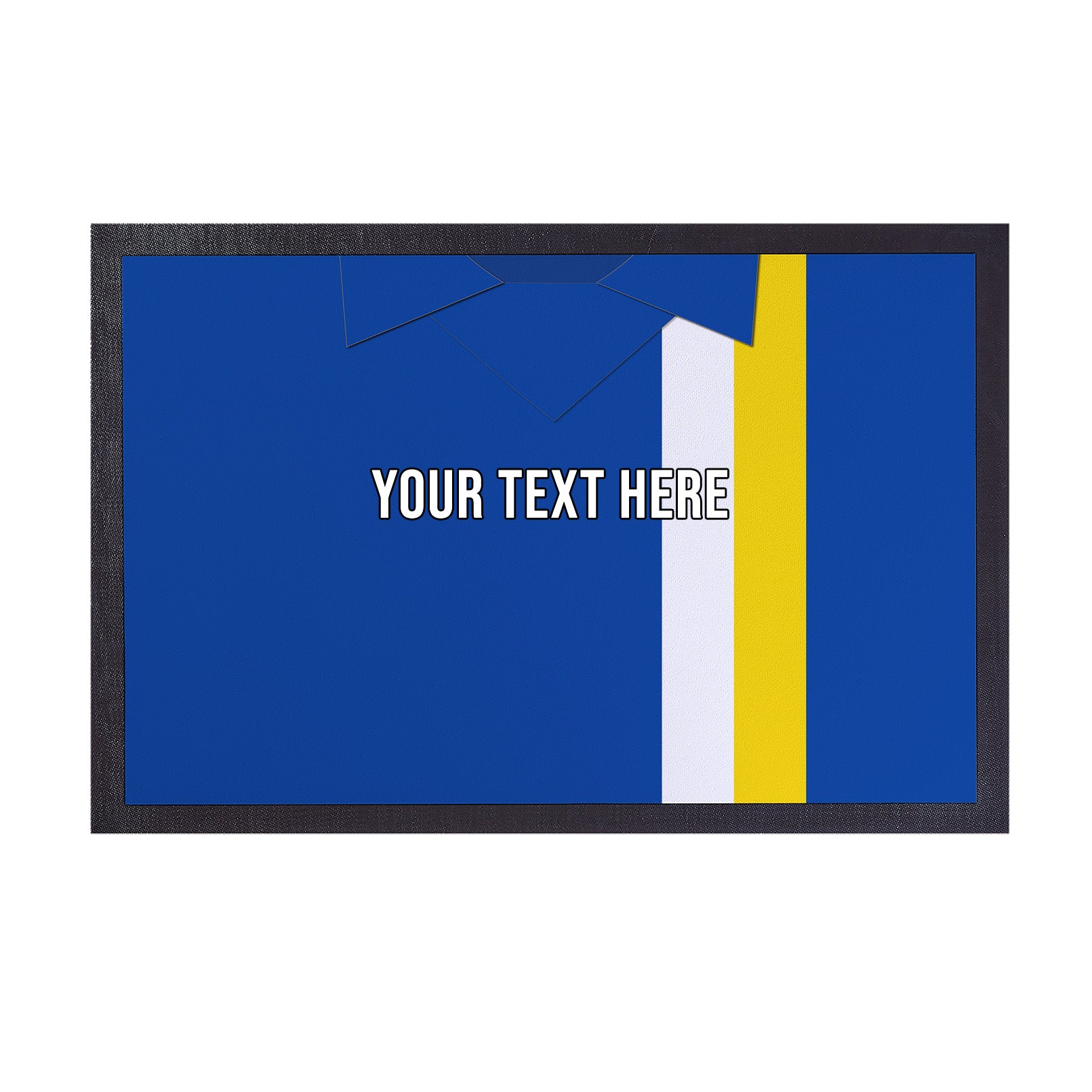 Cardiff 1976 Home Shirt - Personalised Retro Door Mat - 60cm x 40cm