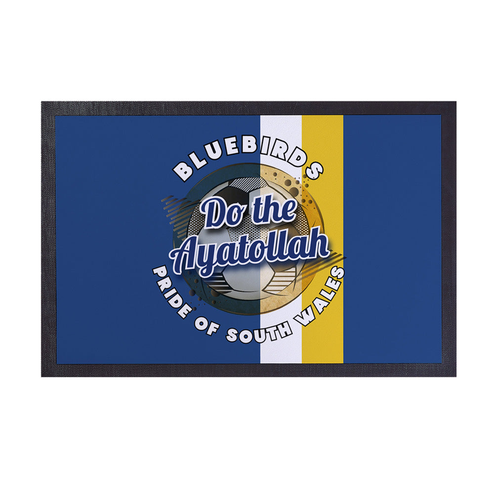 Cardiff Ayatollah - Football Legends - Door Mat -60cm X 40cm