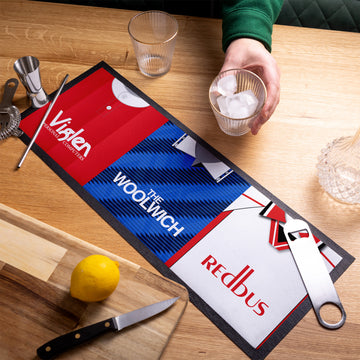 The Addicks Retro Football Shirts - Personalised Bar Runner