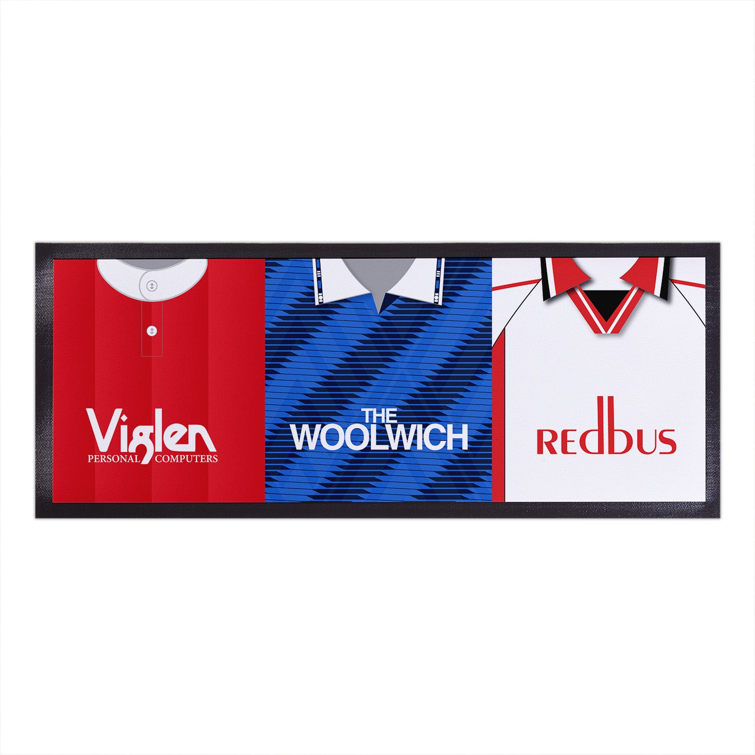 The Addicks Retro Football Shirts - Personalised Bar Runner