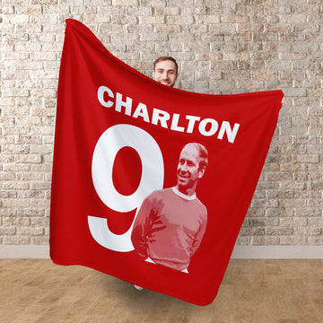 Manchester Red - Charlton 9 - Fleece 150cm X 150cm