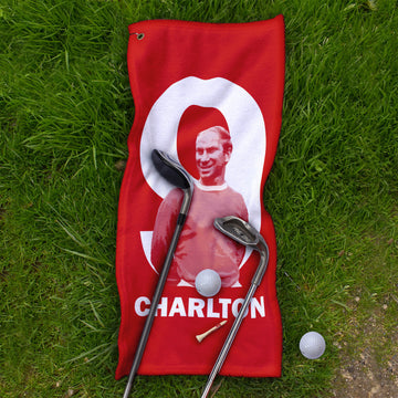 Manchester Red - Charlton 9 - Golf Towel