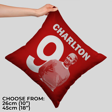 Manchester Red - Charlton 9 - Cushion - Two Sizes