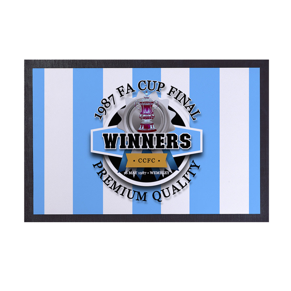 Coventry FA Cup   - Football Legends - Door Mat -60cm X 40cm