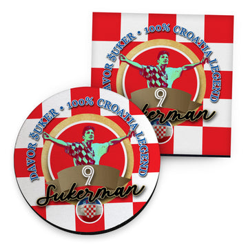 Croatia Sukerman - Coaster - Circle or Square