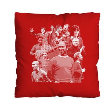 Manchester Red Montage - Cushion - Two Sizes