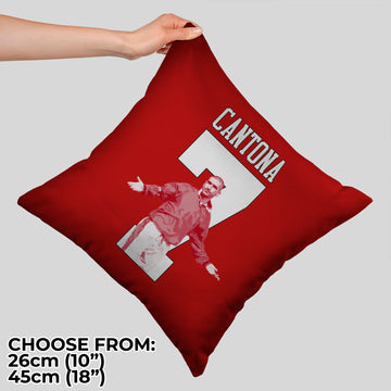 Manchester Red Cantona 7 - Cushion - Two Sizes