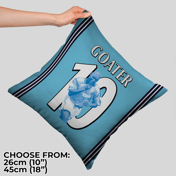 Manchester Blue Goater 10 - Cushion - Two Sizes