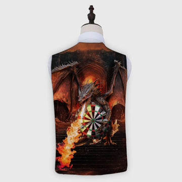 Darts Dragon - Novelty Costume Fancy Dress Waistcoat ( 4 sizes available )