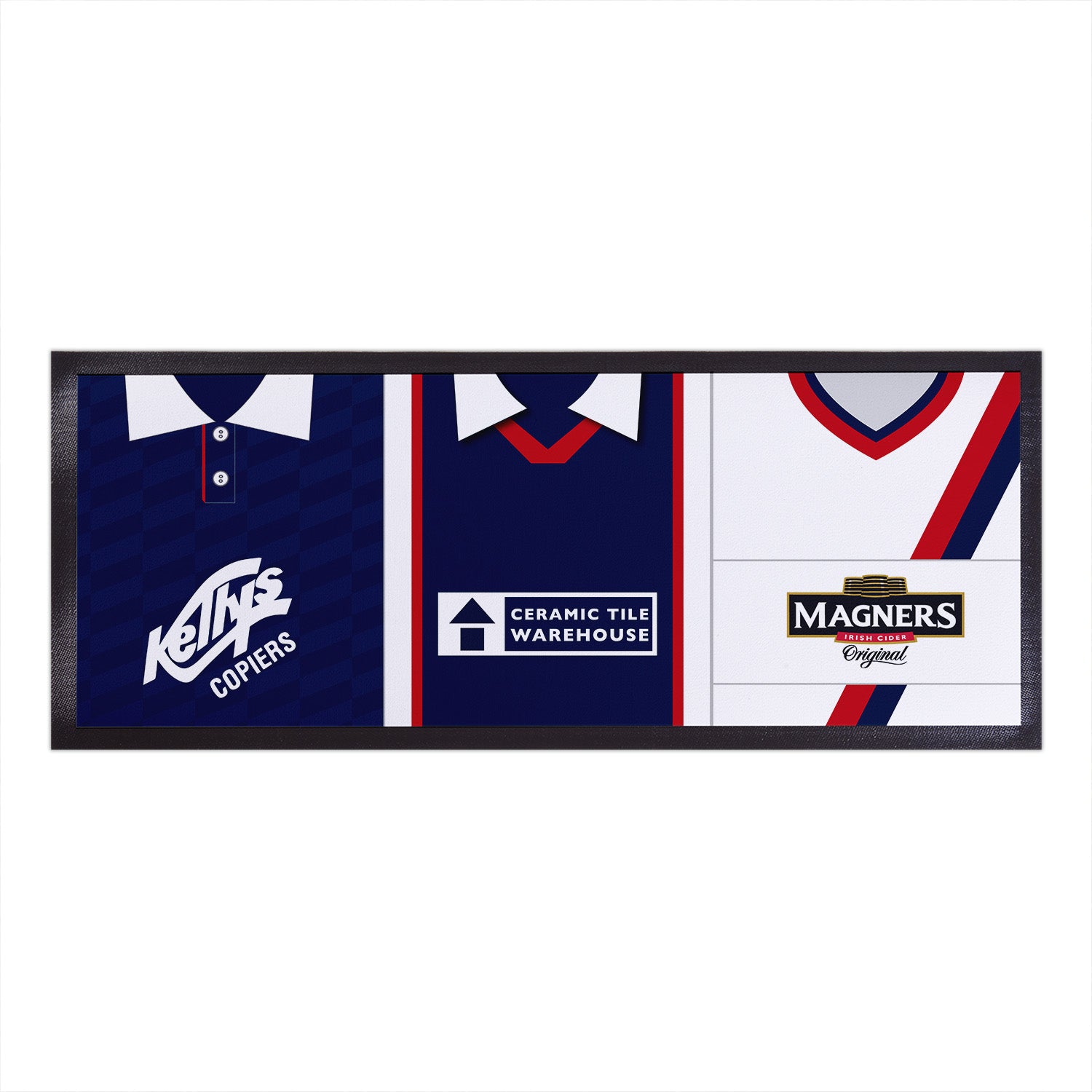 Dundee Retro Football Shirts - Personalised Bar Runner