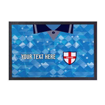 England 1990 3rd Shirt - Personalised Retro Door Mat - 60cm x 40cm