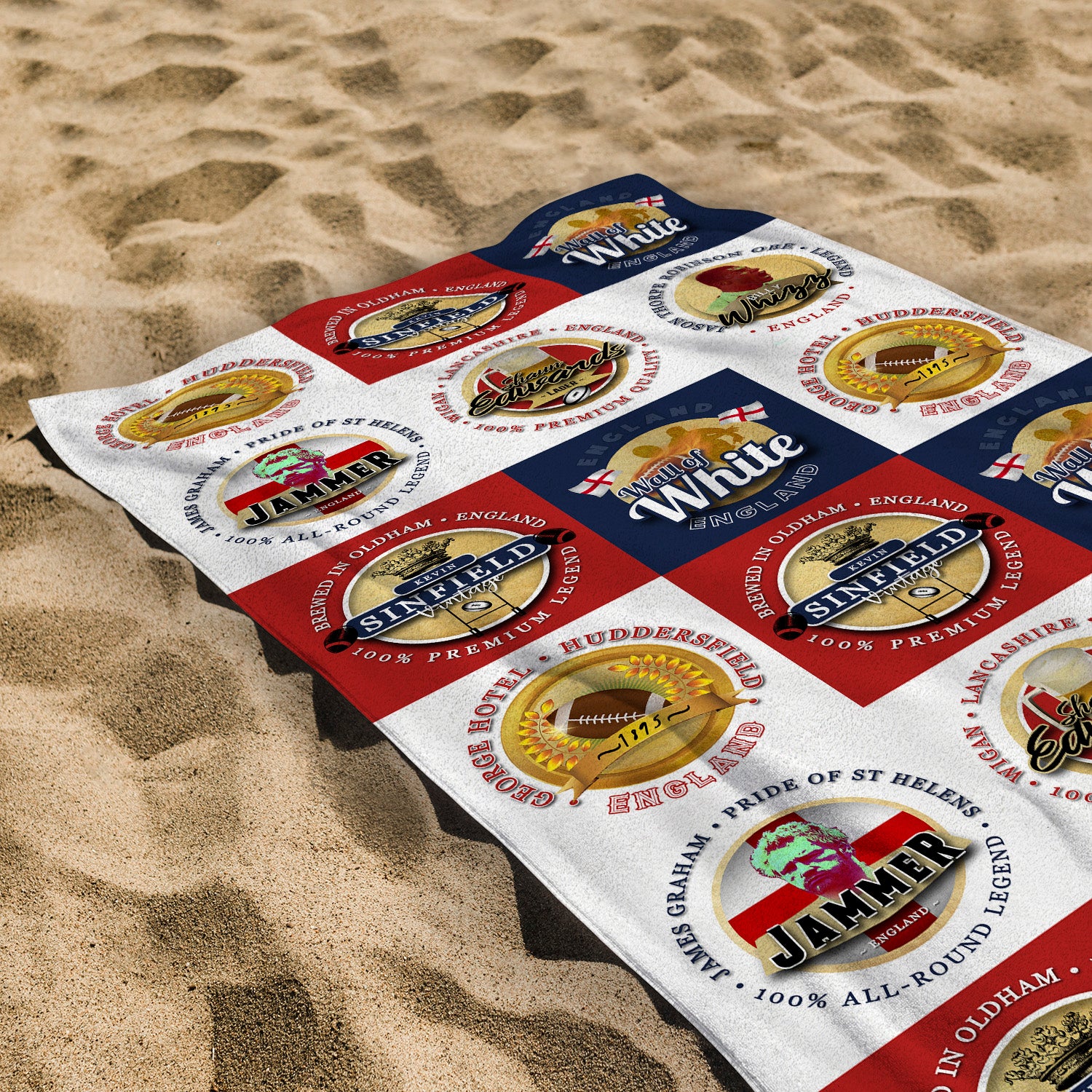 England Rugby League - Legend Collection - Beach Towel