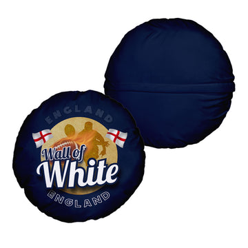 England Rugby League Wall of White  - Legend Collection - Circle Cushion 14