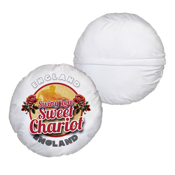 England Rugby Union Chariot  - Legend Collection - Circle Cushion 14