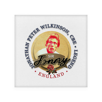 England Rugby Union Jonny - Coaster - Circle or Square