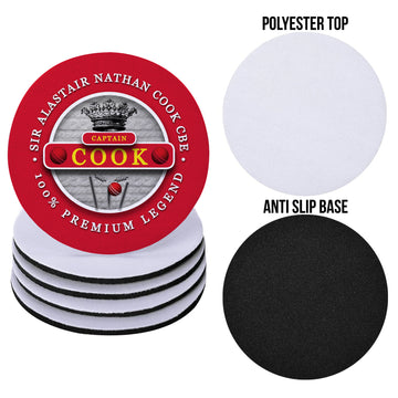 Essex Cook - Cricket Coaster - Circle or Square