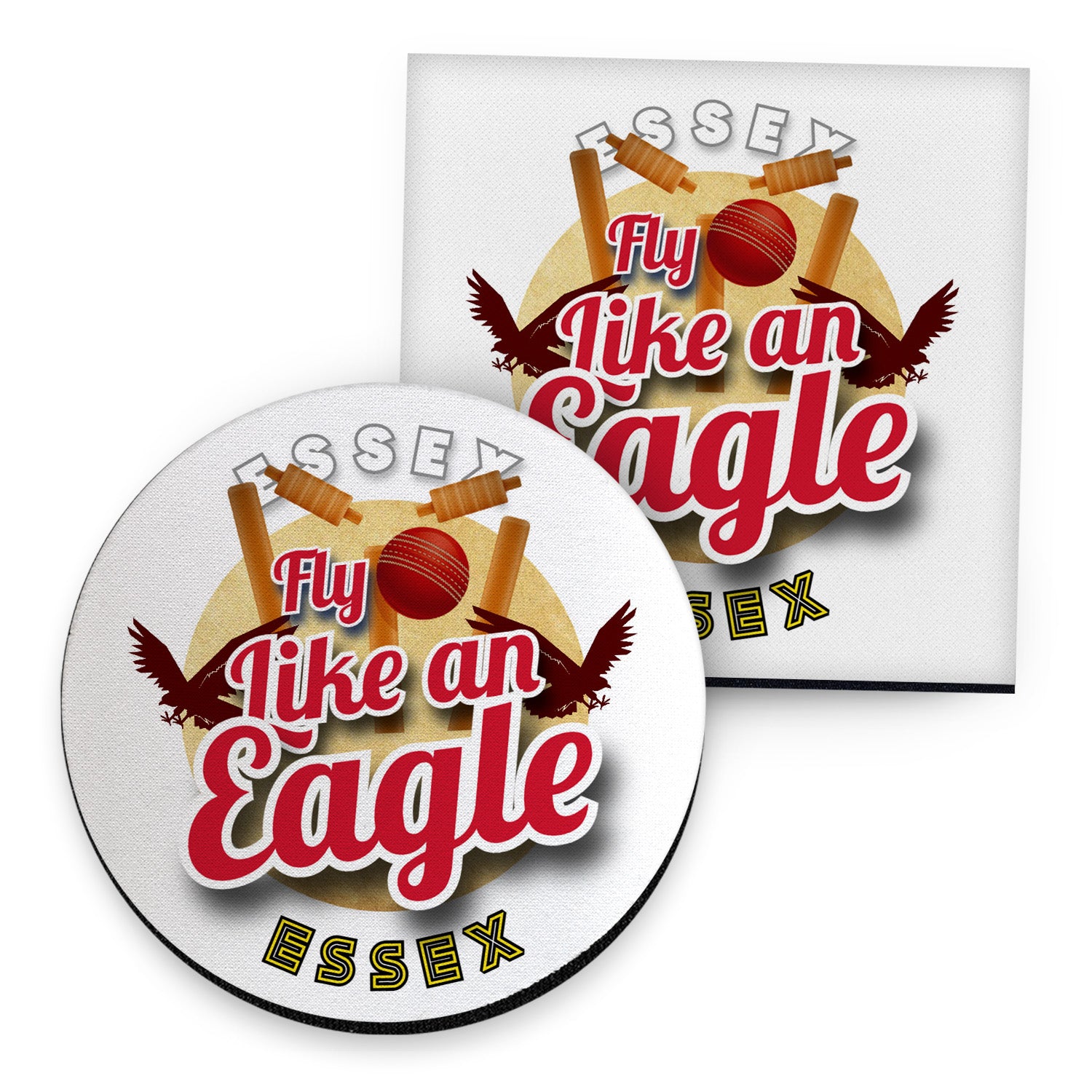 Essex Eagles - Cricket Coaster - Circle or Square