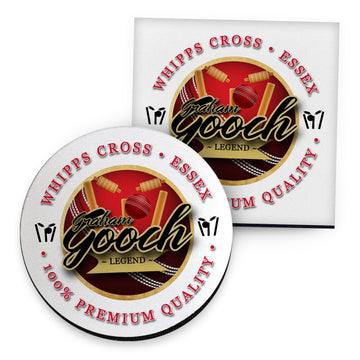 Essex Gooch - Cricket Coaster - Circle or Square