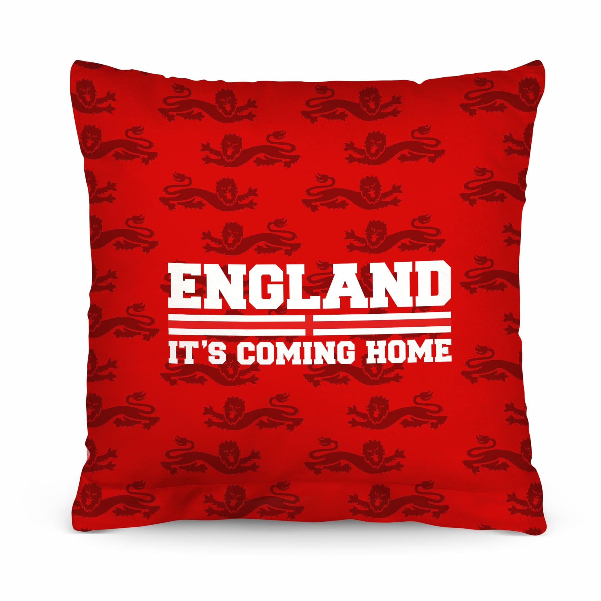 England - Red Lion Pattern Cushion - Two Sizes