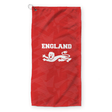 England Red - Euro's - Golf Towel